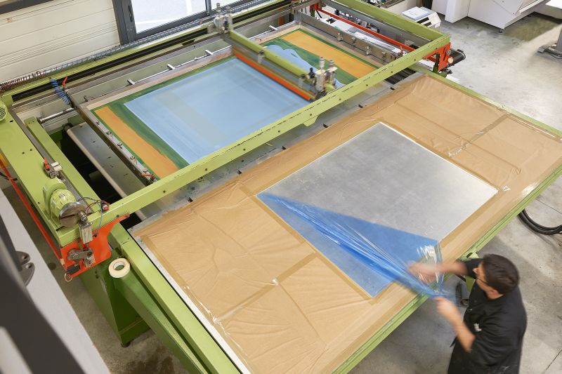 3/4 automatic printing line - 1500 x 3000 mm