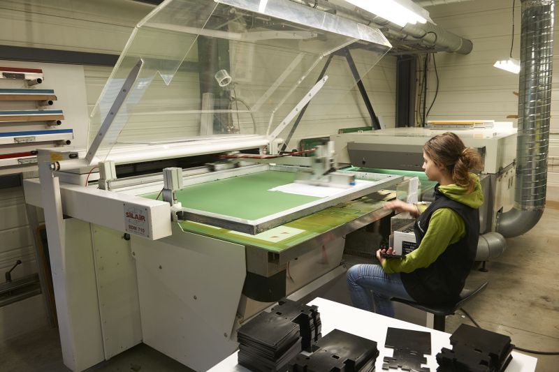 3/4 automatic printing line - 1000 x 700 mm